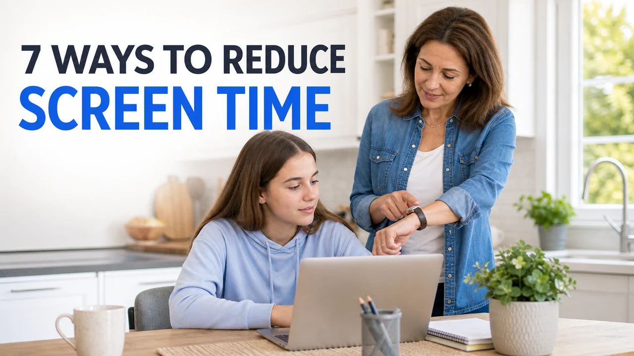 7 Ways to Reduce Kid's Screen Time article